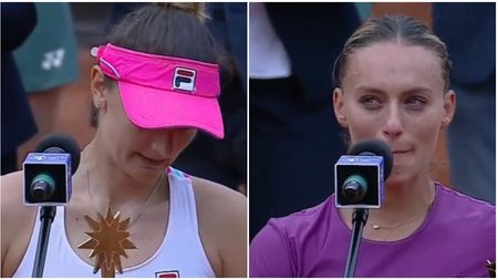 Momente incredibile la festivitatea de premiere a turneului BCR Iași Open! Irina Begu s-a oprit din discurs, apoi campioana Ana Bogdan a început și ea să plângă: „Cel mai greu moment e când jucăm una împotriva celeilalte!" FOTO