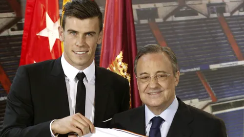 FOTO Gareth Bale, prezentat oficial de Real Madrid! Zeci de mii de fani l-au aplaudat pe Santiago Bernabeu