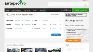 Mediafax Group a relansat site-ul Autopro.ro pentru cumpărătorii și vânzătorii de mașinI