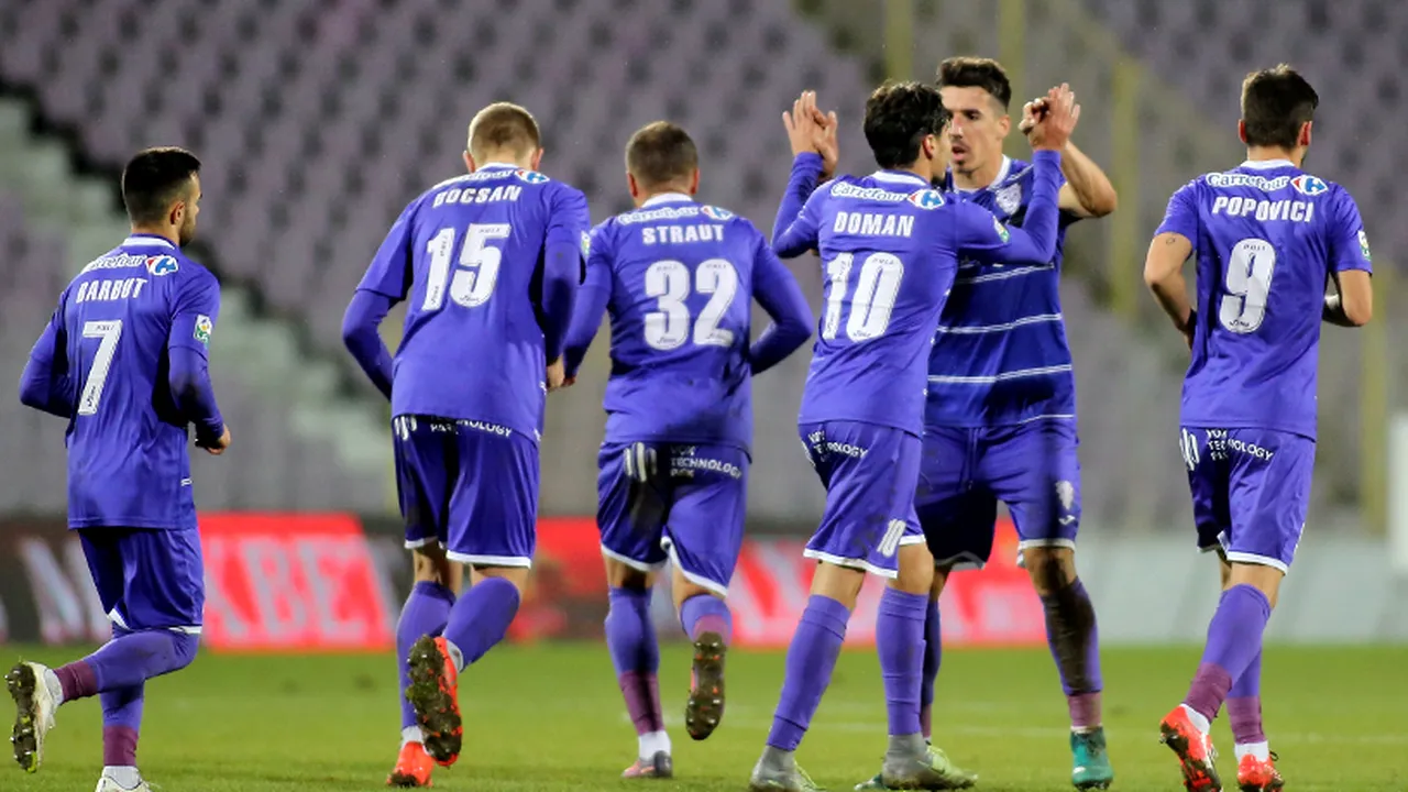  ACS Poli - FC Voluntari 1-0. Golul lui Doman îi duce pe timișoreni la 8 puncte