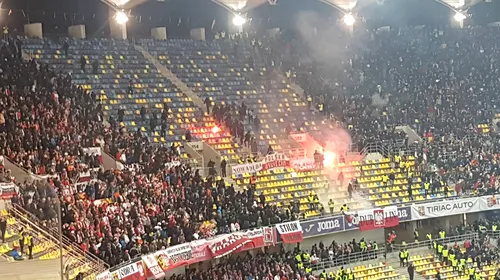 FOTO | „Război” pe Arena Națională: jandarmii au intervenit cu gaze lacrimogene! Meciul cu Danermaca, fără spectatori?