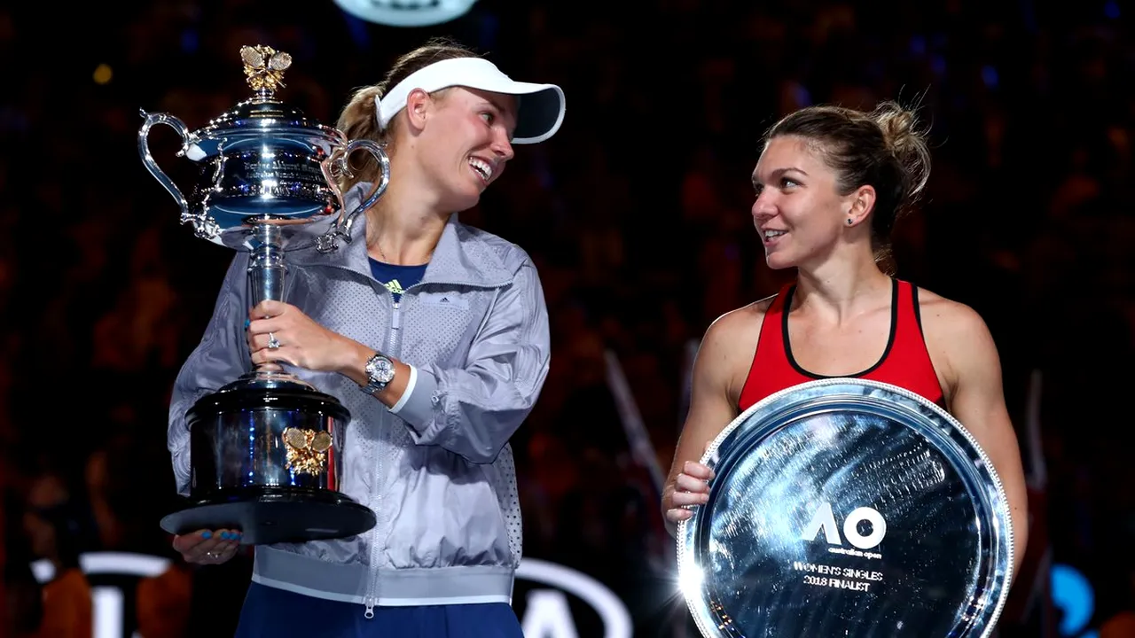 Atac la Wozniacki! Halep, la două săptămâni de la finala pierdută la Australian Open: 