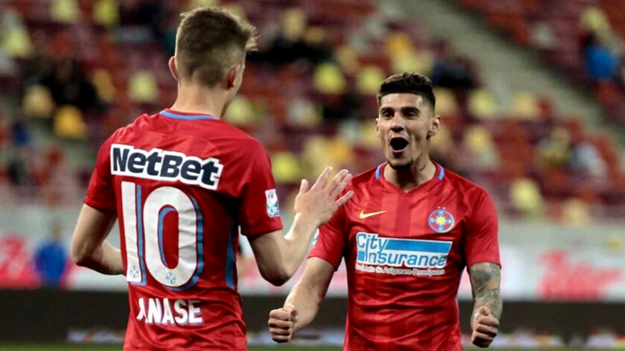 Viitorul - FCSB 0-2. Bogdan Vintilă câștigă fără emoții duelul Gheorghe Hagi. Soiledis și Florinel Coman au înscris golurile victoriei și și-au urcat echipa pe locul 4