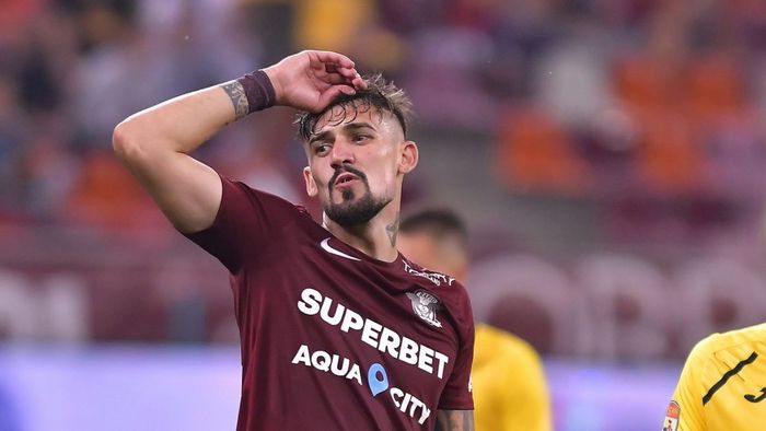 Alexandru Albu a marcat pentru Rapid, dar a fost un car de nervi la finalul meciului: „Domnii în negru și-au făcut jocul!”