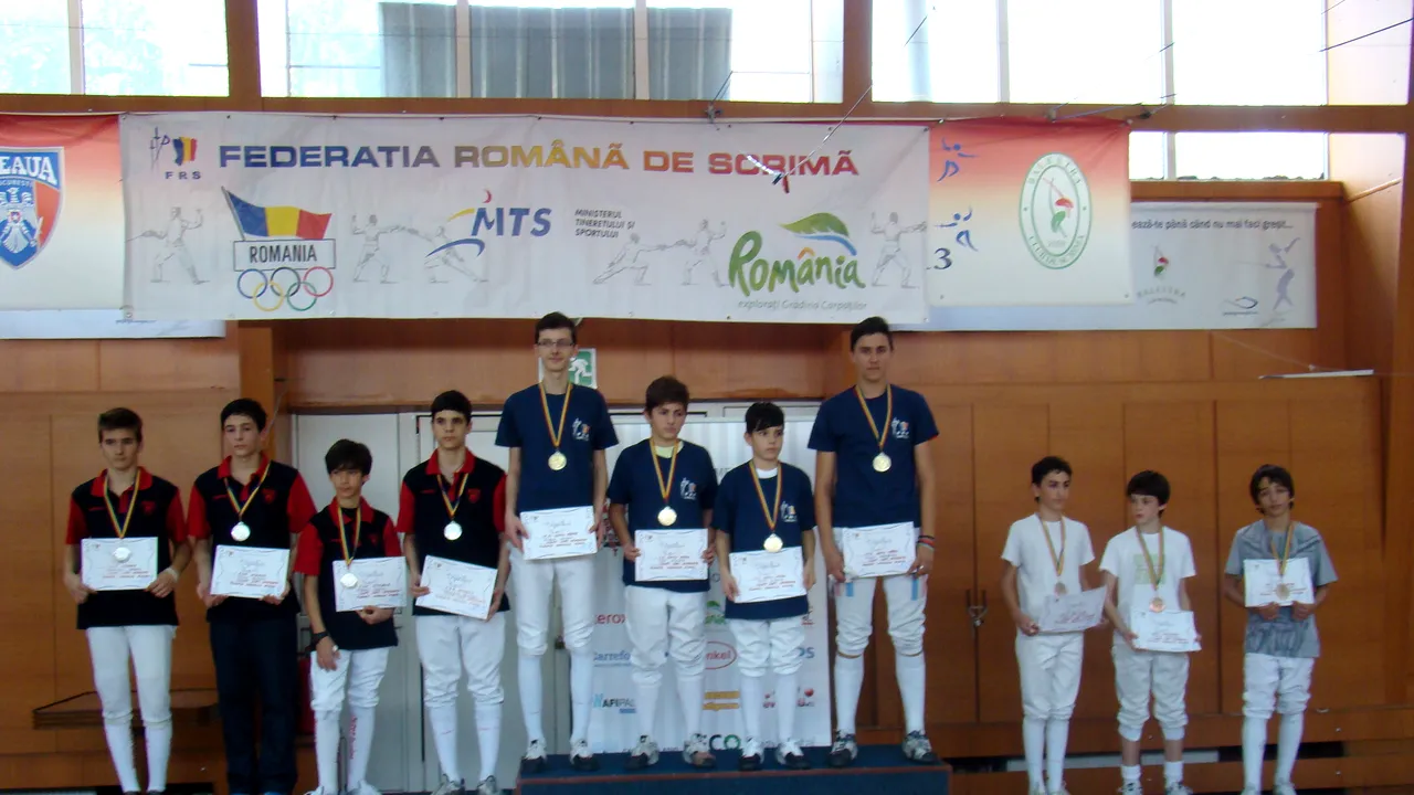 CS Satu Mare domină Campionatul Național de floretă speranțe