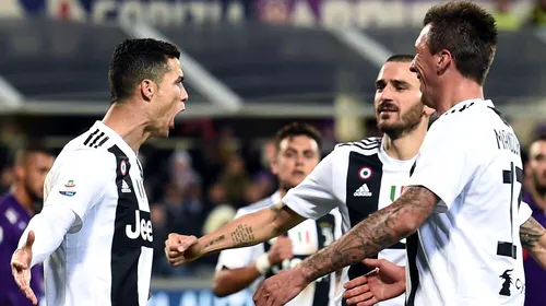 Juventus, de neoprit în Serie A! Campioana Italiei s-a impus categoric pe terenul Fiorentinei și continuă cursa pentru un nou titlu