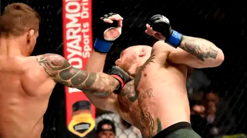 Conor McGregor a suferit un KO devastator la revenirea în UFC! Irlandezul promisese că îl va bate pe Dustin Poirier în 60 de secunde | VIDEO