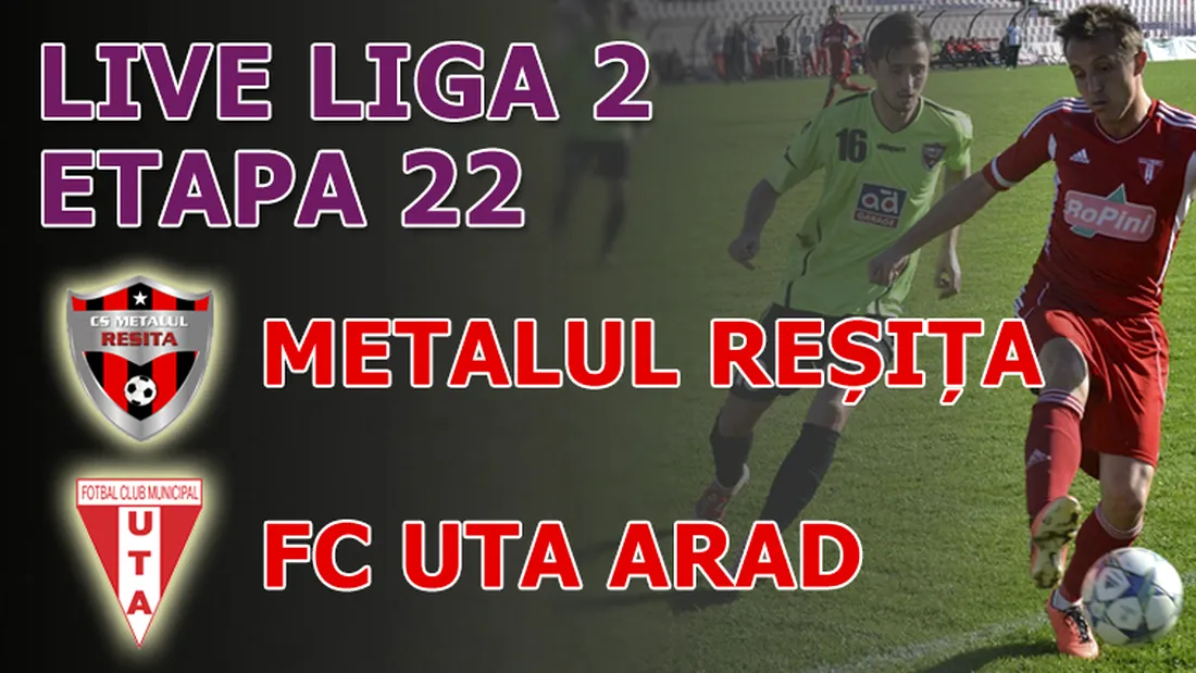Metalul Reșița a făcut scor cu juniorii celor de la UTA,** doar doi arădeni având peste 21 de ani