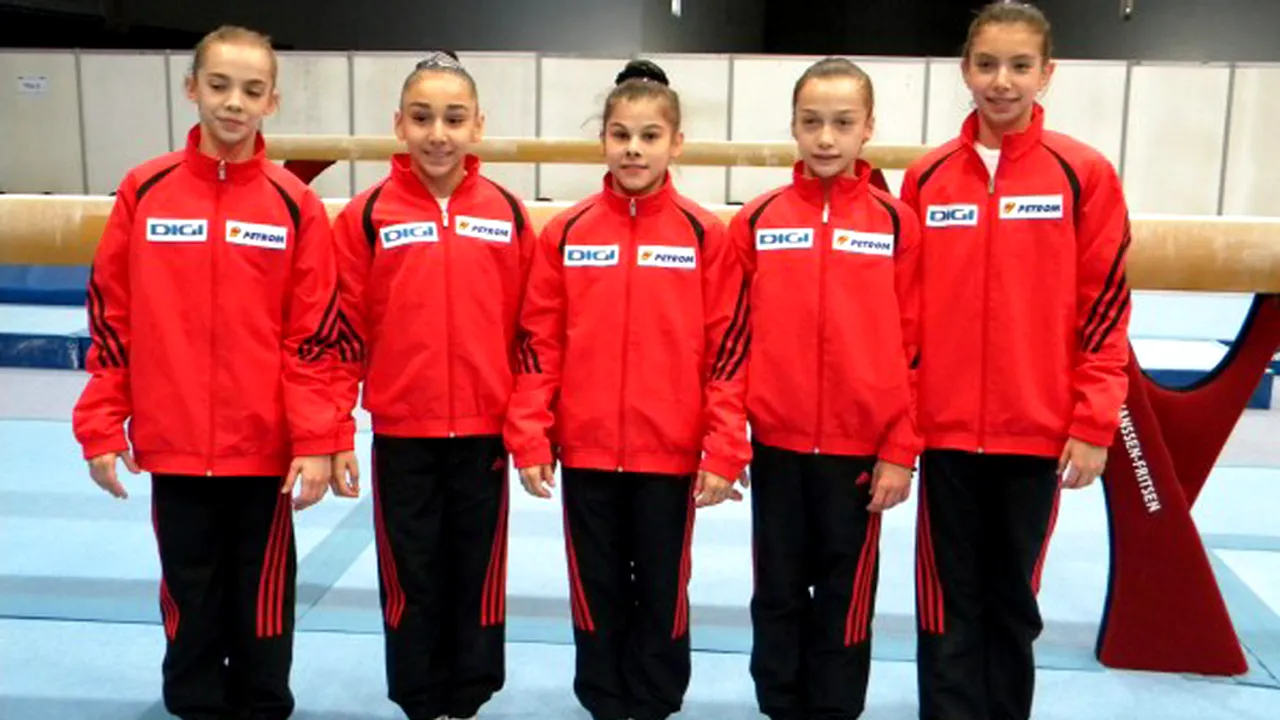 Echipa de gimnastică junioare a României, medalie de bronz la CE de la Sofia