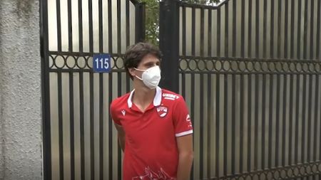 Dinamoviștii primesc și vești bune. Diego Fabbrini nu vrea să plece de la echipă. Italianul și-a adus și câinele în baza de la Săftica | VIDEO