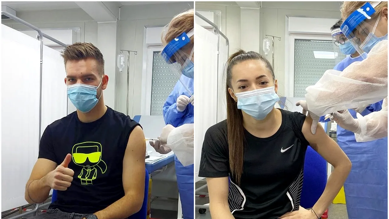 Denis Haruț și Nicolae Dică s-au vaccinat anti COVID-19! FRF a demarat o campanie în acest sens. Larisa Iordache a făcut și ea anunțul | FOTO