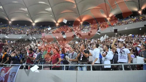 Parfum de Giulești pe „Național”!** FOTO Atmosfera de vis făcută de fanii Rapidului
