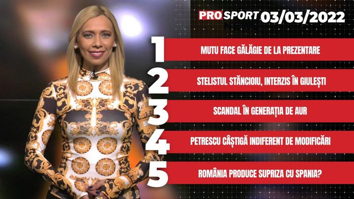 ProSport NEWS | Mutu face gălăgie de la prezentare! Stelistul Stăncioiu, interzis în Giulești! Cele mai importante știri ale zilei | VIDEO