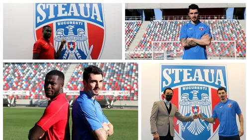 Doi atacanți din Liga 2, primele achiziții ale Stelei în 2021! Au fost prezentați pe noul stadion din Ghencea | VIDEO