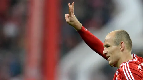 Arjen Robben și-a prelungit contractul cu Bayern Munchen până în 2017