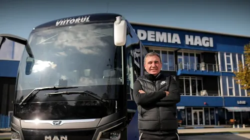 Viitorul Constanța, alături de Bayern Munchen și FC Barcelona: autocar de lux pentru echipa lui Mircea Rednic. Reacția lui Gică Hagi, după cadoul sponsorului | FOTO