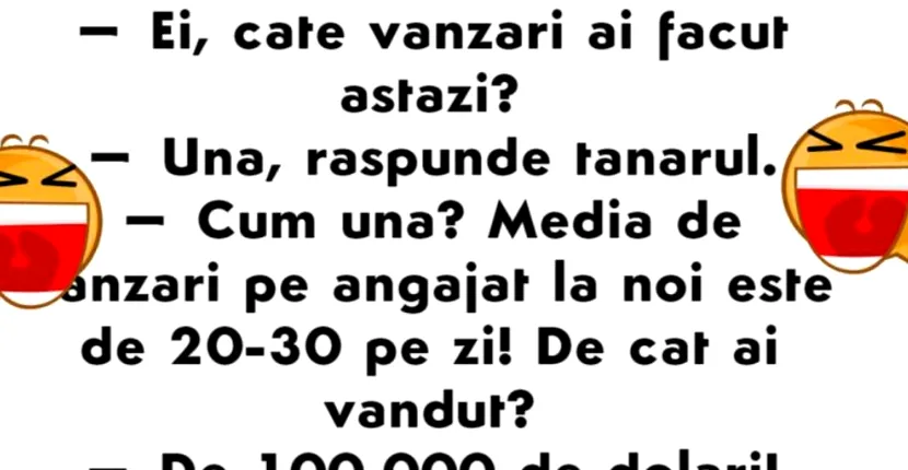 Bancul zilei: Un tânăr se duce la un supermarket să se angajeze