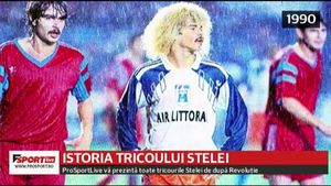 VIDEO | Călătorie în timp: evoluția tricourilor Stelei din 1990 până în 2015! Care îți place cel mai mult?