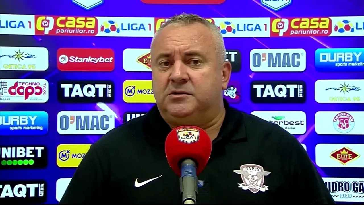Mihai Iosif, spumos înaintea meciului cu CFR Cluj: „Până și eu am entorsă! Suntem un club plin de entorse”. Ce spune despre obiectivul Rapidului