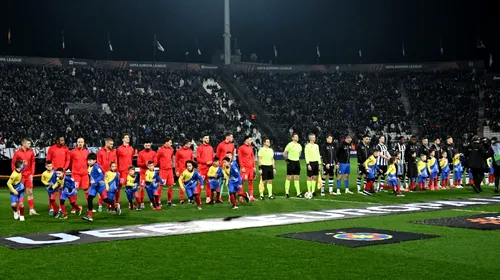 Televiziunea din Grecia, gafă uriaşă la PAOK – FCSB. Ce a apărut pe ecran, în fața a milioane de telespectatori: în România, CNA ar fi dat o amendă uriaşă!