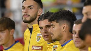 Milionarul care a venit special la București pentru Ianis Hagi a stat lângă Gică Hagi la meciul România - Bulgaria! S-a reunit familia pentru a-l susține pe fotbalistul lui Rangers