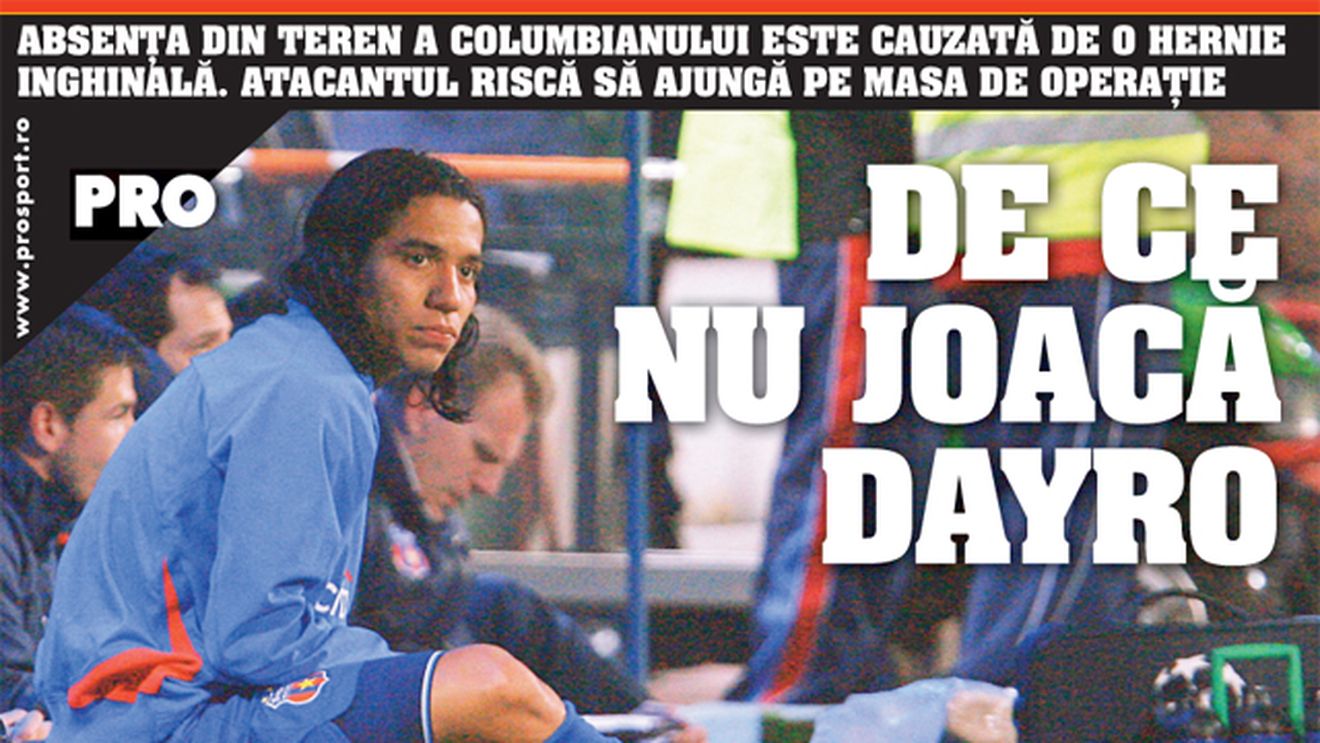 Motivul absenței lui Dayro