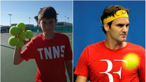 VIDEO | Un puști român este copia lui Federer. Cum îl imită la perfecțiune pe elvețian, dar și pe Nadal, Djokovic, Wawrinka, Dimitrov și Monfils