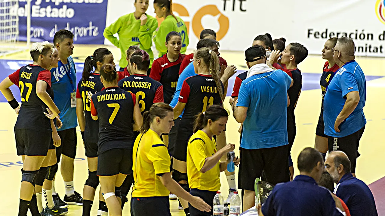 Campionatul European sub 19 ani, feminin: România - Suedia 21-14. Tricolorele continuă în turneul 9-16