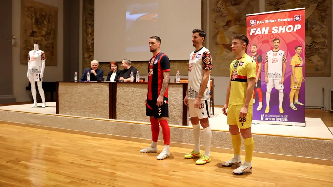 FC Bihor și-a lansat un tricou inspirat din motive tradiţionale ale judeţului Bihor! ”Reprezintă legătura dintre trecut și prezent, dintre rural și urban, dintre tradiție și performanță”