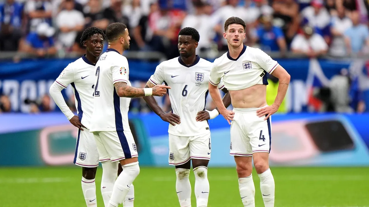 Presa din Anglia a reacționat imediat și vehement, după ce Slovacia a deschis scorul în optimile de finală de la EURO 2024! Cum i-a numit pe fotbaliștii lui Southgate