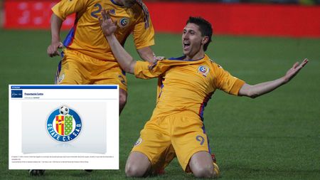 Contra: "Vreau să salvez Getafe de la retrogradare". A semnat pe doi ani și jumătate, mâine va fi prezentat oficial. Reacția lui Marica: "Mă bucur că vine 'Guriță'" 