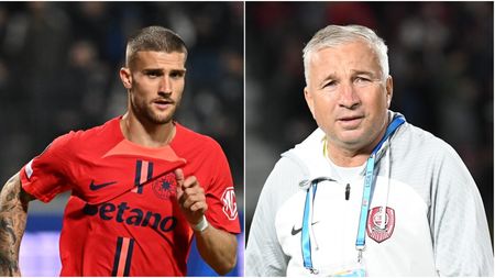Daniel Bîrligea i-a distrus pe cei de la CFR Cluj, dar a avut un mesaj special pentru Dan Petrescu