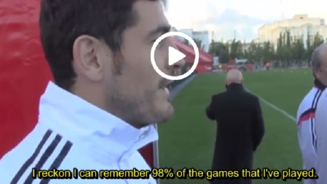 VIDEO | Iker Casillas și-a lăsat colegii fără replică: "Știu rezultatele a 98% dintre meciurile pe care le-am jucat la Real". Demonstrația făcută de San Iker: "5 ianuarie 2002... 3-1"