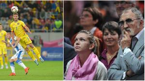 FOTO | Cum i-a încurajat Simona Halep pe fotbaliștii naționalei la meciul cu Finlanda: "Mereu alături de jucătorii români"