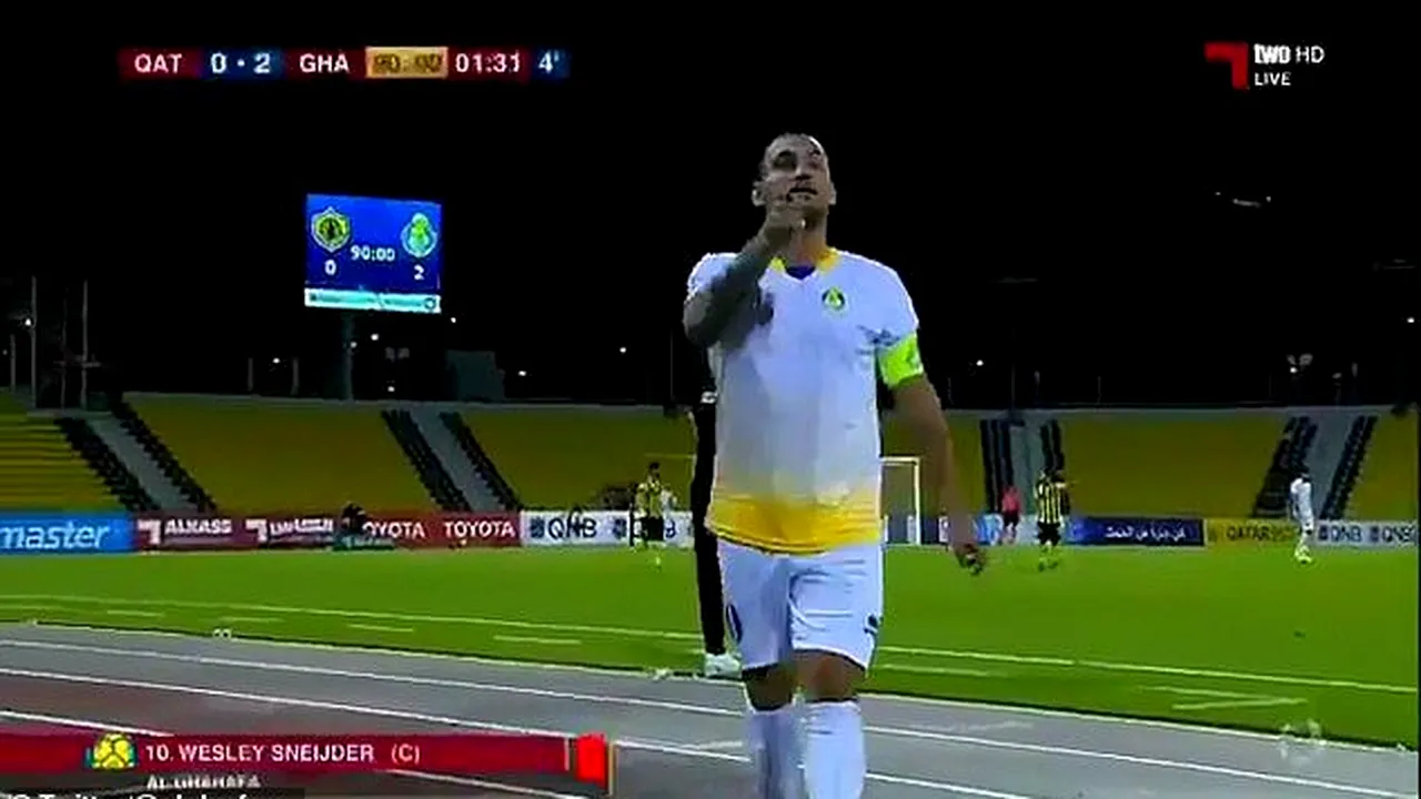 VIDEO | Sneijder, reacție nervoasă: 
