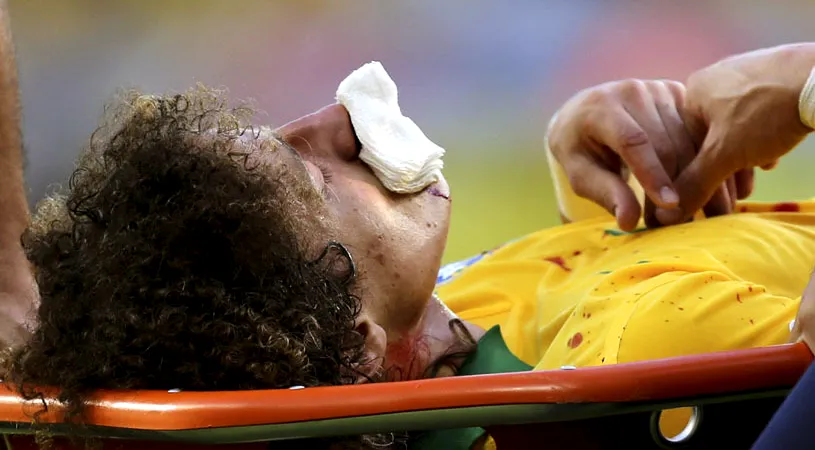 David Luiz s-a accidentat după o ciocnire cu Thiago Silva și va fi operat