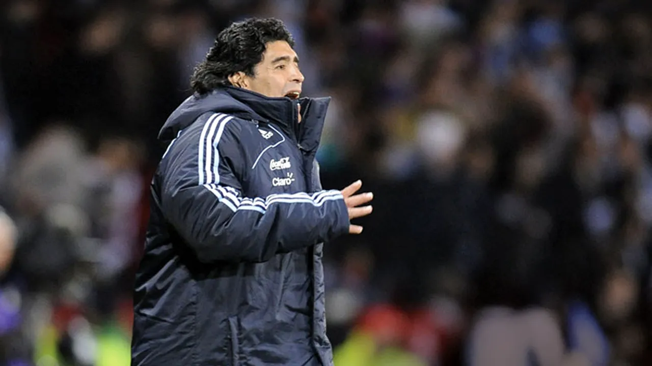 Maradona a debutat cu o victorie ca antrenor principal al Argentinei