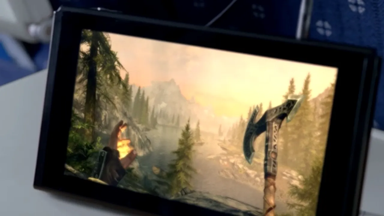 Iată cum rulează Skyrim pe Nintendo Switch