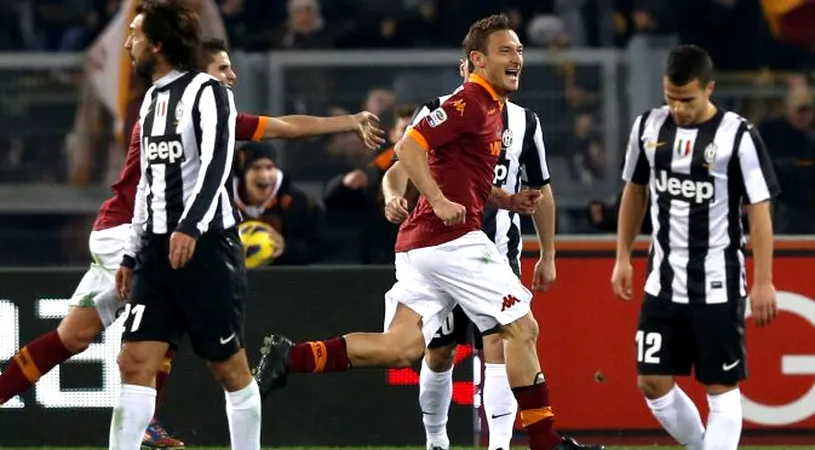 Egal în derby-ul Italiei. AS Roma - Juventus 1-1. 