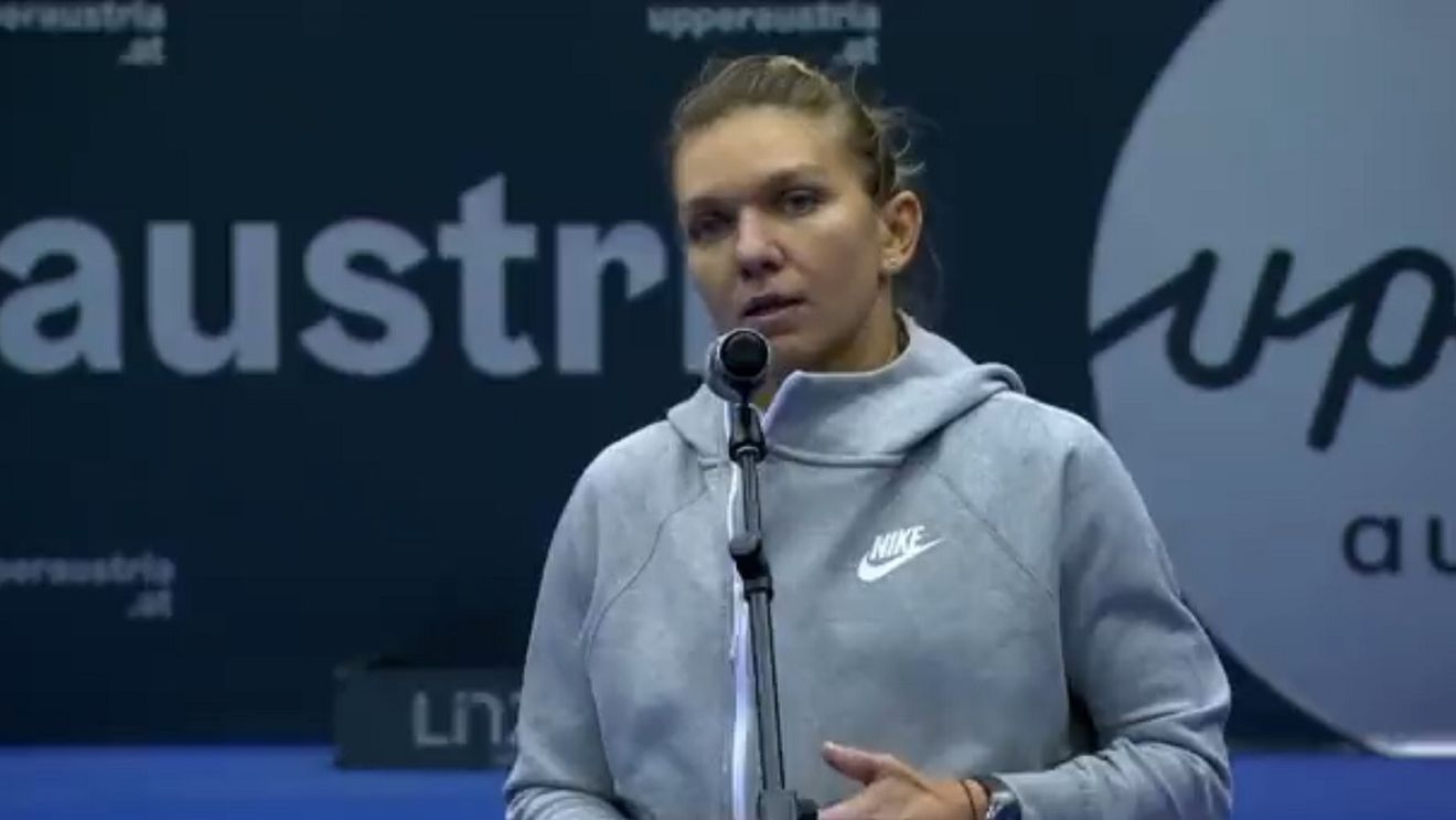 Simona Halep, nemulțumită în pofida debutului victorios de la Linz: „Am făcut pasul în spate!" Ce mesaj în limba română le-a transmis spectatorilor