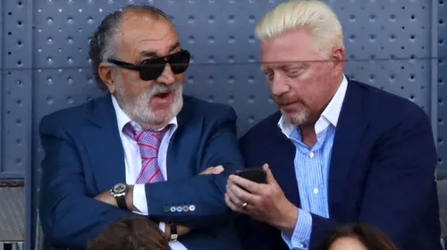 Ion Țiriac este singura salvare pentru Boris Becker, susține Bild! „Face parte din familia mea”