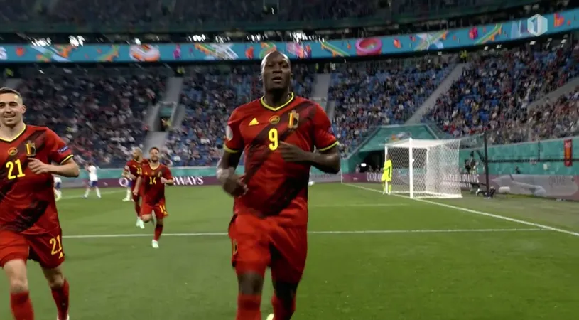 Romelu Lukaku nu l-a uitat pe Eriksen! Gest emoționant după ce a marcat în tricoul Belgiei la Euro 2020: „Chris, te iubesc!”