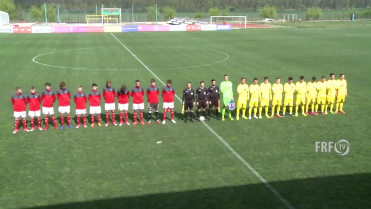 Naționala României U17 a pierdut categoric, 1-6, în fața Danemarcei U17! VIDEO cu umilința trăită la Buftea