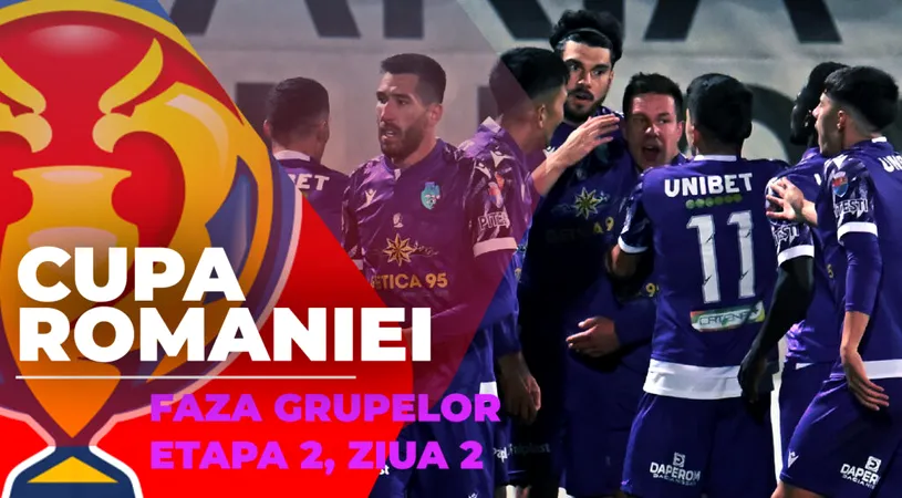 Cupa României, faza grupelor | Metalul Buzău reușește un rezultat mare cu Dinamo. FK Miercurea Ciuc, ținută în șah de Unirea Alba Iulia! CFC Argeș a pierdut la scor cu FC Botoșani