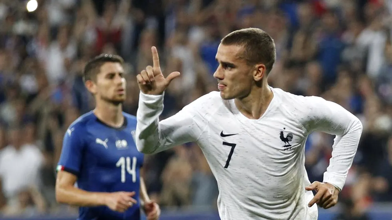 Franța - Italia 3-1. Victorie fără emoții pentru Griezmann și Pogba. VIDEO | Dembele a înscris golul serii