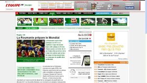 L''EQUIPE: "România pregătește Mondialul"