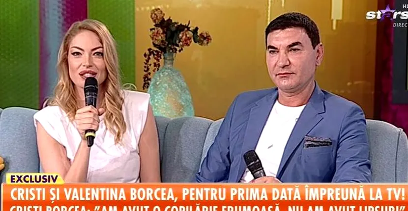 Valentina Pelinel și Cristi Borcea, prima apariție televizată! Cum a început povestea lor de dragoste: 'Am trecut printr-un război amândoi'