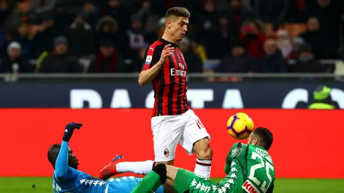 Grande Piatek! Evoluție de excepție pentru atacant la debutul pentru AC Milan. A tranșat de unul singur meciul cu Napoli. VIDEO cu dubla de senzație 