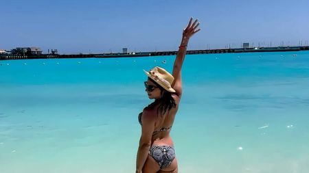 Campioana olimpică Monica Roşu, în costum de baie la 39 de ani! Imagini din vacanța fostei gimnaste