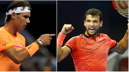 Ce se întâmplă, Rafa? Nadal a fost demolat de Dimitrov la Beijing